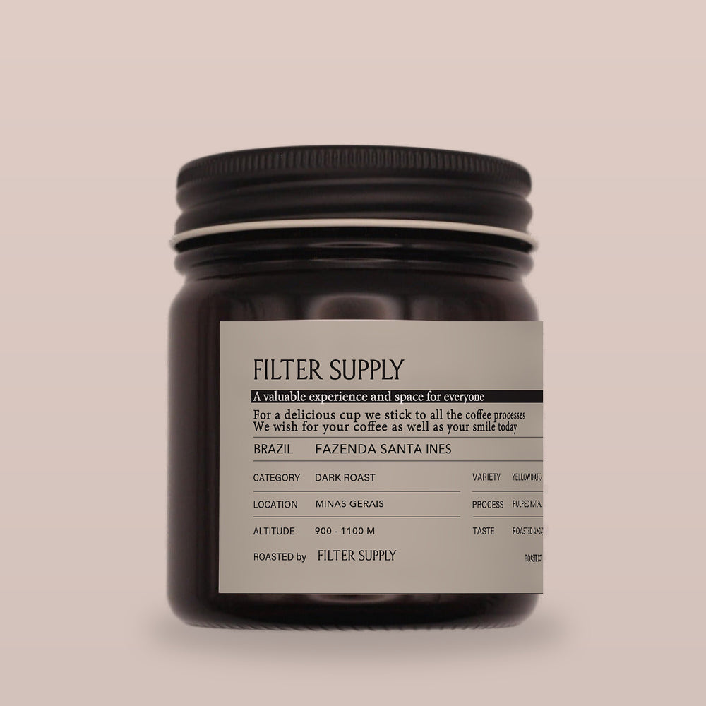 BRAZIL FAZENDA RECREIO Dark Roast Bottle