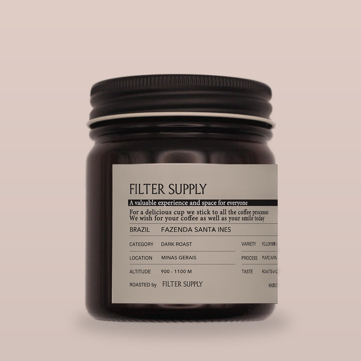 BRAZIL FAZENDA RECREIO Dark Roast Bottle