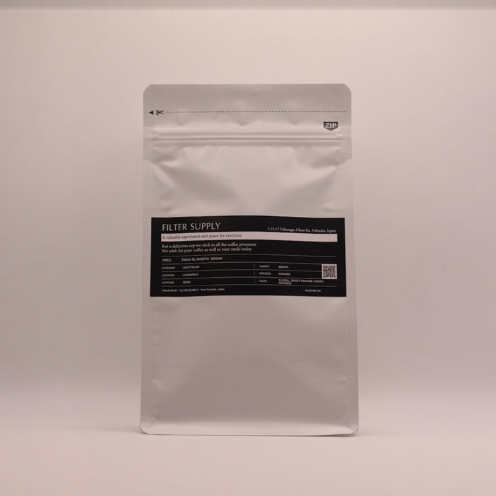 PERU FINCA EL MORITO GEISHA 浅煎り リフィルパック