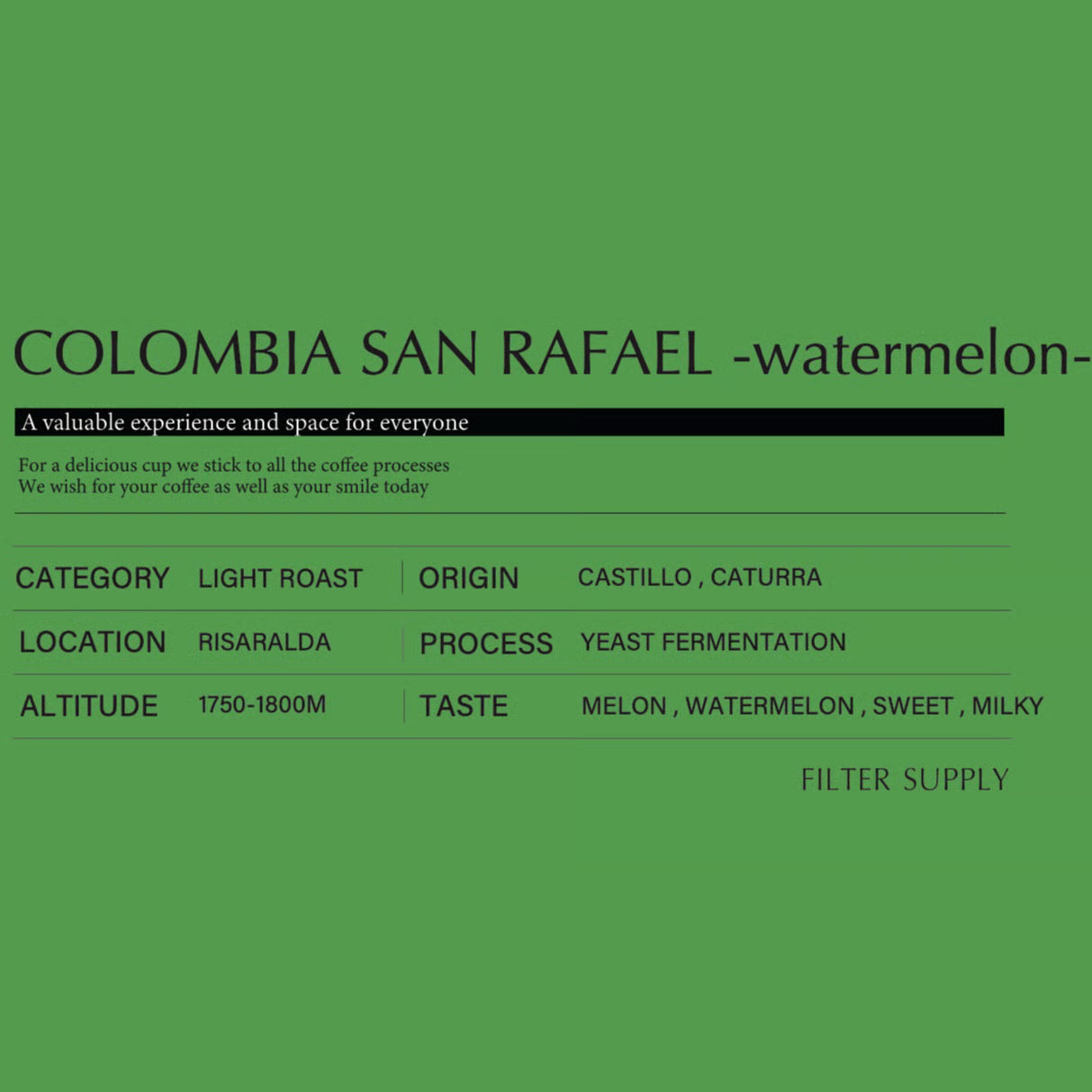 COLOMBIA SAN RAFAEL -watermelon-